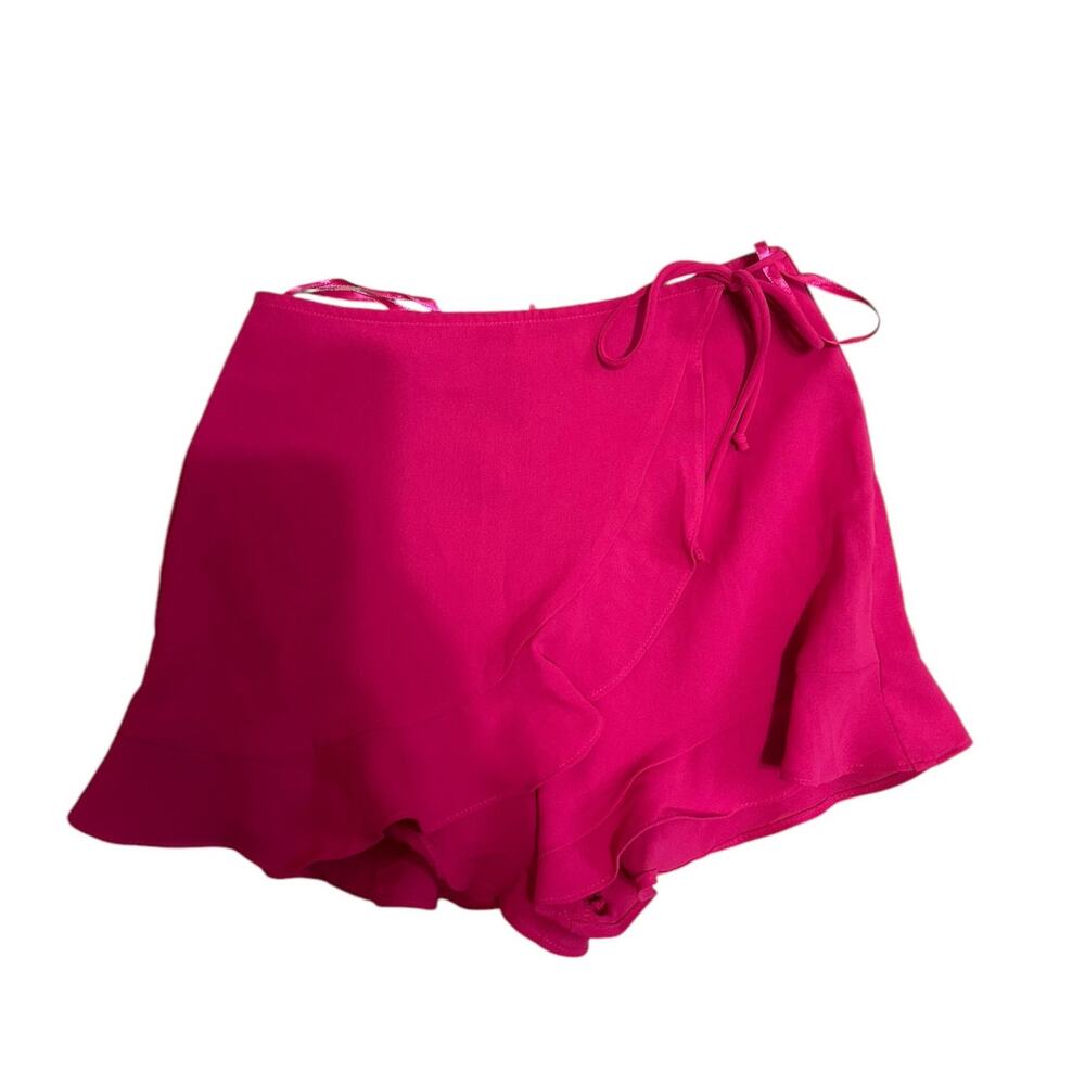 Cotton Candy LA pink flutter wrap skort size XS